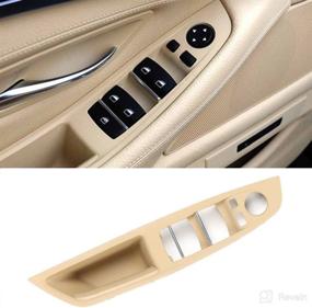 img 4 attached to 🚪 Jaronx Driver Side Door Handle for BMW 5 Series (2010-2016), Beige Color