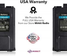 img 3 attached to Upgrade Your Two-Way Radio With High Capacity Baofeng Battery Pack BL5 - 2Pcs Set By Mirkit Radio USA Warranty