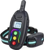 ghora rs1 dog training collar with remote - 1200ft control range, shock collar for dogs 8-150lbs - 3 modes: beep, vibration, shock - rechargeable & waterproof e-collar ideal for small, medium, large dogs logo