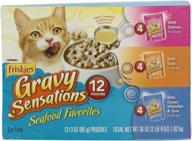 friskies sensations seafood favorites variety cats logo