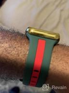 img 1 attached to Secbolt 42Mm Case Compatible Apple Watch Band With Built In Tempered Glass Screen Protector- All Around Protective Case For IWatch Series 3/2/1, Silver(42Mm) review by Vania Puckett
