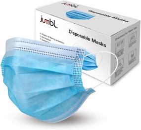 img 4 attached to 😷 Jumbl Disposable Protective Masks - Breathable and Comfortable Face Coverings