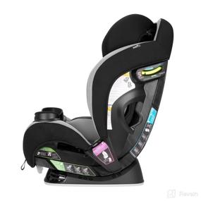 img 2 attached to 👶 Evenflo EveryStage LX All-in-One Car Seat, Convertible Baby Seat and Booster, Grows with Child Up to 120 lbs, Angled for Comfort and Safety, 3-Times-Tighter Installation, Gamma Black