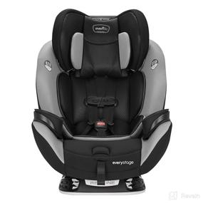 img 1 attached to 👶 Evenflo EveryStage LX All-in-One Car Seat, Convertible Baby Seat and Booster, Grows with Child Up to 120 lbs, Angled for Comfort and Safety, 3-Times-Tighter Installation, Gamma Black