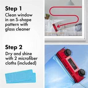 img 1 attached to 🪟 Tyroler Bright Tools Magnetic Window Cleaner Glider D-2 AFC - For Single or Double Glazed Windows 0.1"-0.7" - Adjustable Magnet Force, Ideal for Indoor and Outdoor Glass Pane Cleaning