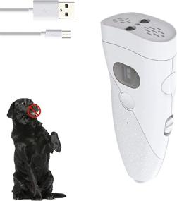 img 4 attached to 🐶 SUKEBITA Anti Barking Device: 3-in-1 Ultrasonic Dog Training with Dual Sensors - Stop Barking & Control Dogs Effectively, 9 Frequency No Bark Deterrent, Laser & Flashlight Function Included