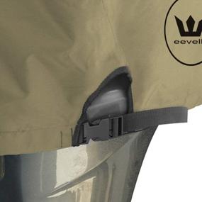 img 2 attached to Heavy-Duty Windstorm Outboard Motor Cover In Marine Canvas Fabric - Available In 9 Colors (Khaki, Suitable For 25-50 HP Motors)