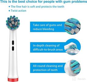 img 1 attached to Electric Precision Oral Care Replacement Toothbrush | Compatible for Optimized SEO