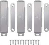 donyoung magnetic latch - keep your cabinet doors closed with 60lb magnet, easy installation - 3 pack logo