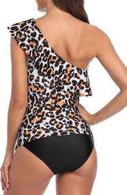 img 3 attached to 👙 Yonique Womens Bathing Shoulder Swimwear: Stylish Women's Clothing for Swimsuits & Cover Ups