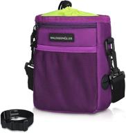 🐶 premium dog treat pouch for training - waldseemuller 3-in-1 treat bag with waist & shoulder straps logo