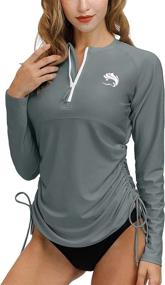 img 2 attached to BesserBay Womens Rashguard Swimsuit Surfing Women's Clothing ~ Swimsuits & Cover Ups