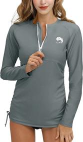 img 1 attached to BesserBay Womens Rashguard Swimsuit Surfing Women's Clothing ~ Swimsuits & Cover Ups
