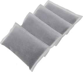 img 2 attached to Enhanced Odor Control: 4 Pack Activated Charcoal Refill Filters for iTouchless Trash Cans 8 Gallon & Above