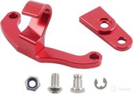 nicecnc red one finger clutch extension arm with clutch cable guide compatible with yamaha raptor 700 yfm700 2006-2012 2013 2014 2015 2016 2017 2018 2019 2020 2021 2022 logo