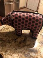 img 1 attached to TUFFY - World'S Tuffest Soft Dog Toy - Barnyard Pig- Multiple Layers. Made Durable, Strong & Tough. Interactive Play (Tug, Toss & Fetch). Machine Washable & Floats. (Junior) review by Darius Early