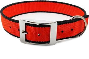img 4 attached to Adjustable Metal Buckle Tactical Dog Collar - Mycicy Double Thickness Nylon Collar For Small, Medium, And Large Breeds Ideal For Military And Training Purposes