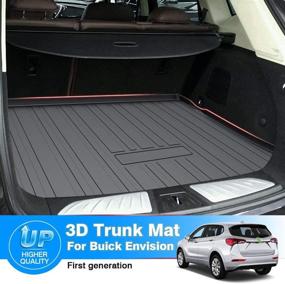 img 3 attached to 🚗 Premium All Weather TPO Rear Cargo Liner Trunk Floor Mat for Buick Envision 2016-2020: Top Quality Auto Accessories