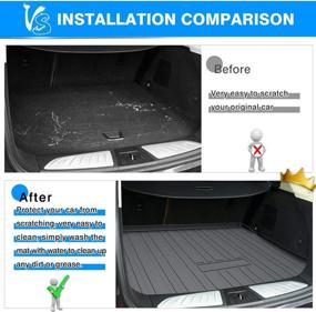 img 1 attached to 🚗 Premium All Weather TPO Rear Cargo Liner Trunk Floor Mat for Buick Envision 2016-2020: Top Quality Auto Accessories