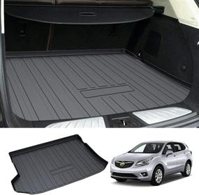 img 4 attached to 🚗 Premium All Weather TPO Rear Cargo Liner Trunk Floor Mat for Buick Envision 2016-2020: Top Quality Auto Accessories