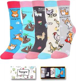 img 4 attached to Детские милые носки с изображением единорога и животных, забавные подарки для девочек от 2 до 15 лет, Zmart, русалка для девочек