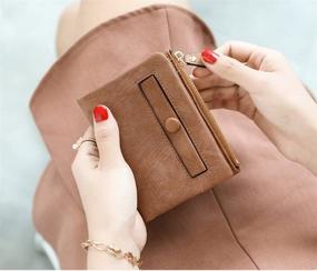 img 3 attached to Womens Wallets Ladies Bifold Compact Women's Handbags & Wallets ~ Wallets