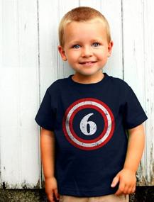 img 1 attached to Celebrate Your Little Boy'S 6Th Birthday With A Captain Sixth T-Shirt!