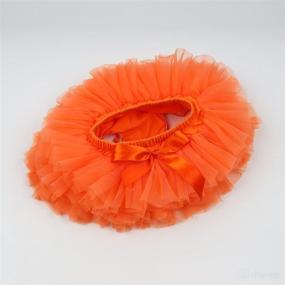 img 2 attached to 👶 Slowera Baby Girls Tutu Skirt with Diaper Cover - Fluffy, Soft, and Smooth