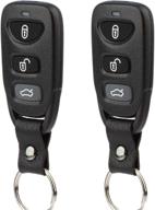 🔑 2007-2009 kia sorento / 2007-2011 rondo key fob keyless entry remote (plnhm-t011), set of 2 - guaranteed fit & compatibility logo