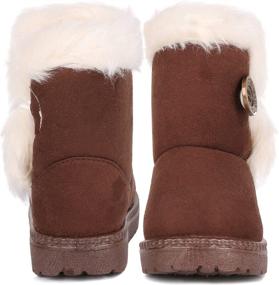 img 3 attached to Femizee Toddler Winter Weather Boots - Perfect Boys' Shoes at Boots!