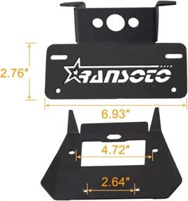 img 1 attached to Honda Grom MSX125: Top-quality Fender Eliminator License Plate Mount (2017-2020)