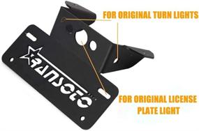 img 2 attached to Honda Grom MSX125: Top-quality Fender Eliminator License Plate Mount (2017-2020)