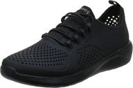 👟 literide pacer sneaker black boys' shoes by crocs - optimized sneakers логотип