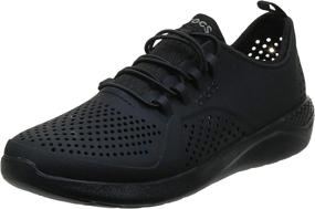 img 4 attached to 👟 LiteRide Pacer Sneaker Black Boys' Shoes by Crocs - Optimized Sneakers