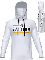 рыболовные рубашки baitium с капюшоном, защитный логотип