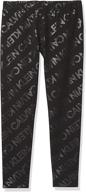 calvin klein girls performance leggings girls' clothing : leggings logo