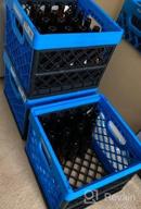 img 1 attached to 3 Pack Of 25L Black CleverMade Collapsible Milk Crates | Stackable Storage Bins & Folding Baskets review by Danny Robertson