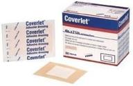 🩹 coverlet patches adhesive bandage, extra-large, 4" x 2-3/4", latex-free - box of 50 logo