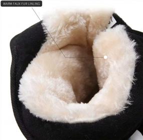 img 2 attached to HOBIBEAR Kids Winter Boots With Waterproof And Faux Fur Lining For Outdoor Activities