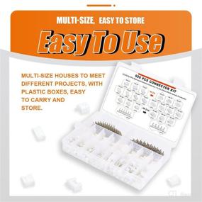 img 1 attached to 920PCS JST PH2.0 & XH2.54 Connector Kit with Terminal Wires - Complete Plug and Socket Wire Connectors Set