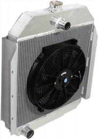 img 4 attached to Performance 3-Row Aluminum Radiator And 16-Inch Fan Kit For 1941-1949 International Harvester Truck