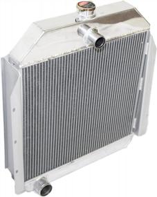 img 3 attached to Производительный 3-рядный алюминиевый радиатор и 16-дюймовый вентилятор для комбайна International 1941-1949 гг
