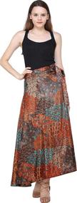 img 1 attached to 🌺 Floral Printed Women's Wrap Skirts from Exotic India