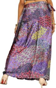 img 2 attached to 🌺 Floral Printed Women's Wrap Skirts from Exotic India