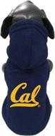 🐻 california golden bears ncaa polar fleece hooded dog jacket логотип