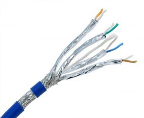img 4 attached to CompuCablePlusUSA CAT.8 Bulk Ethernet Cable - 300 FT. Blue - The Ultimate Networking Solution