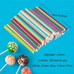 img 4 attached to 100 Piece Cake Pop & Lollipop Making Kit - Perfect For Parties!