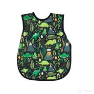 shop the bapronbaby dino days bapron: 🦖 soft waterproof stain resistant bib for all-day messy adventures! logo