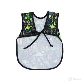 img 2 attached to Shop the BapronBaby Dino Days Bapron: 🦖 Soft Waterproof Stain Resistant Bib for All-Day Messy Adventures!