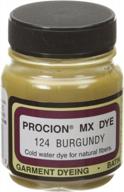 🎨 procion mx dye 2/3-ounce in burgundy by deco art jacquard logo